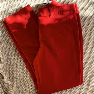 White House Black Market Red Pants